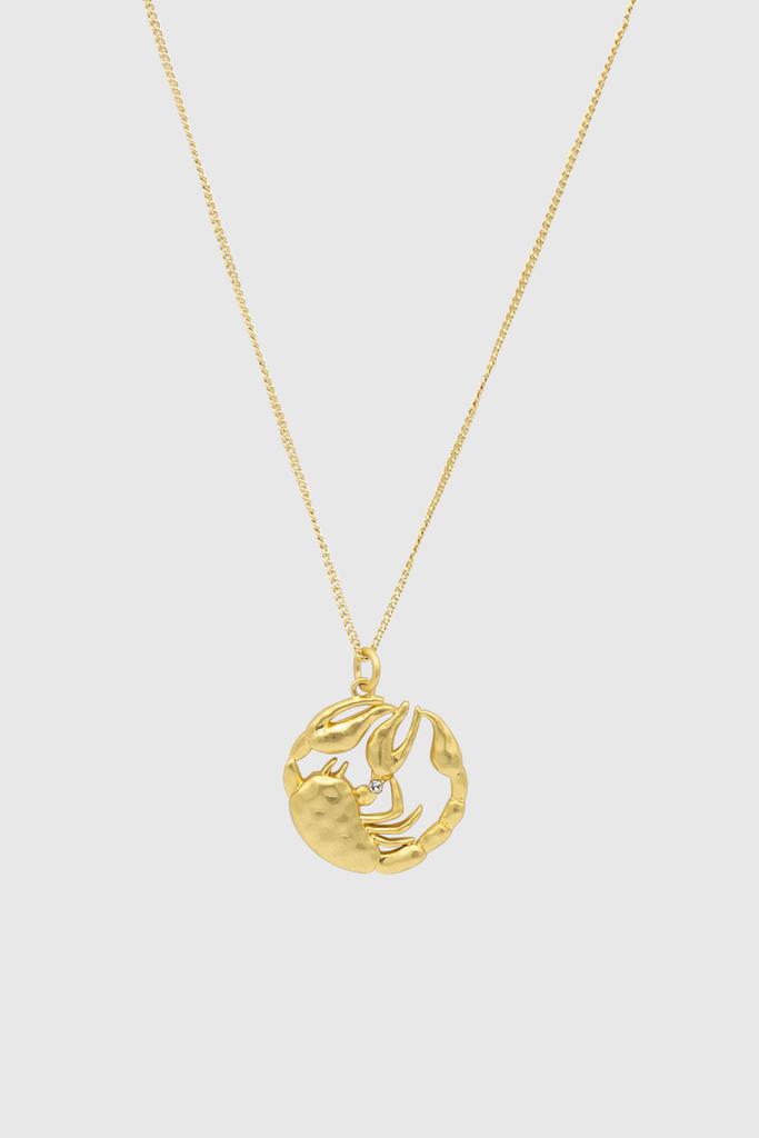 Rebecca Minkoff Scorpio Zodiac Medallion Necklace