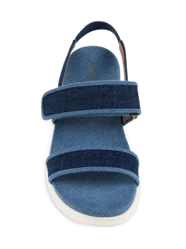Cole Haan Meritt Denim Platform Sandals 5