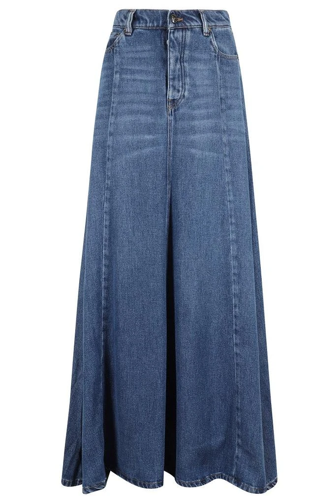 SEMICOUTURE Mirella Flared Denim Skirt 1