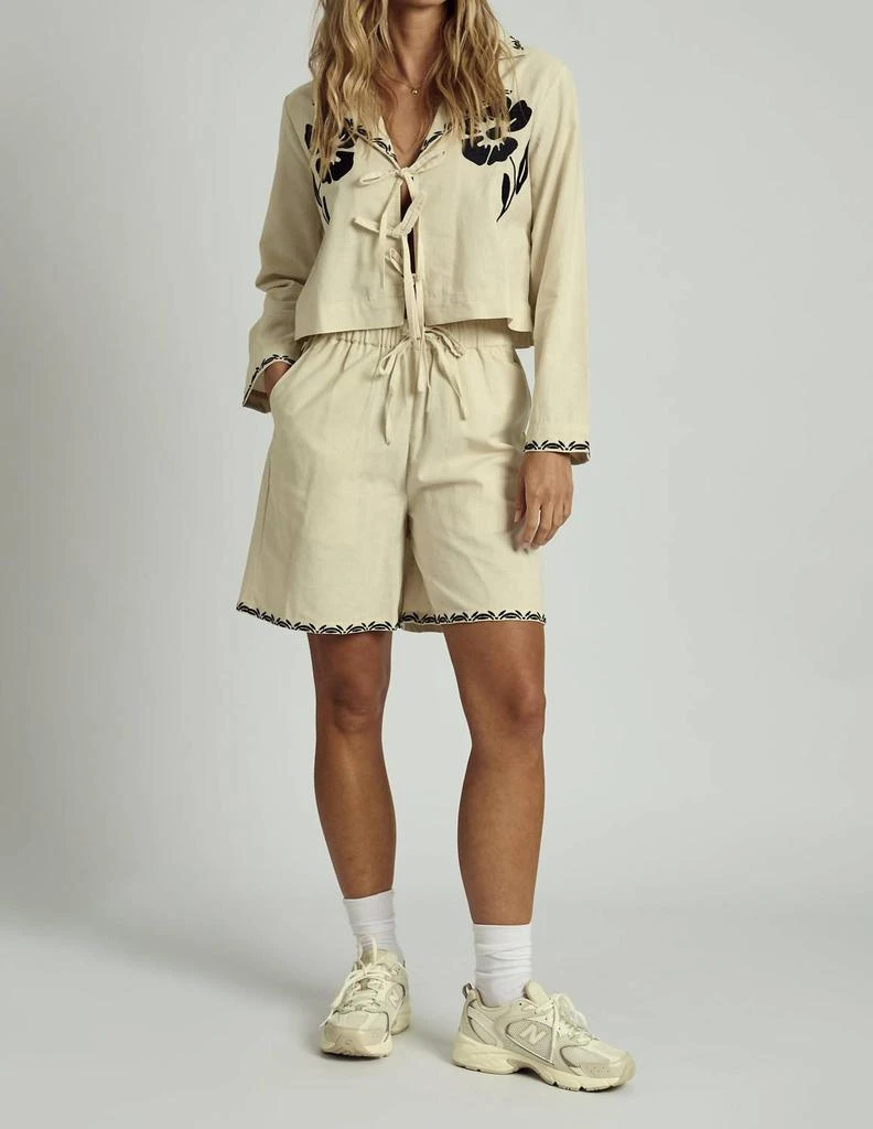 Native Youth Native Youth - Embroidered Tie Detail Shirt 2