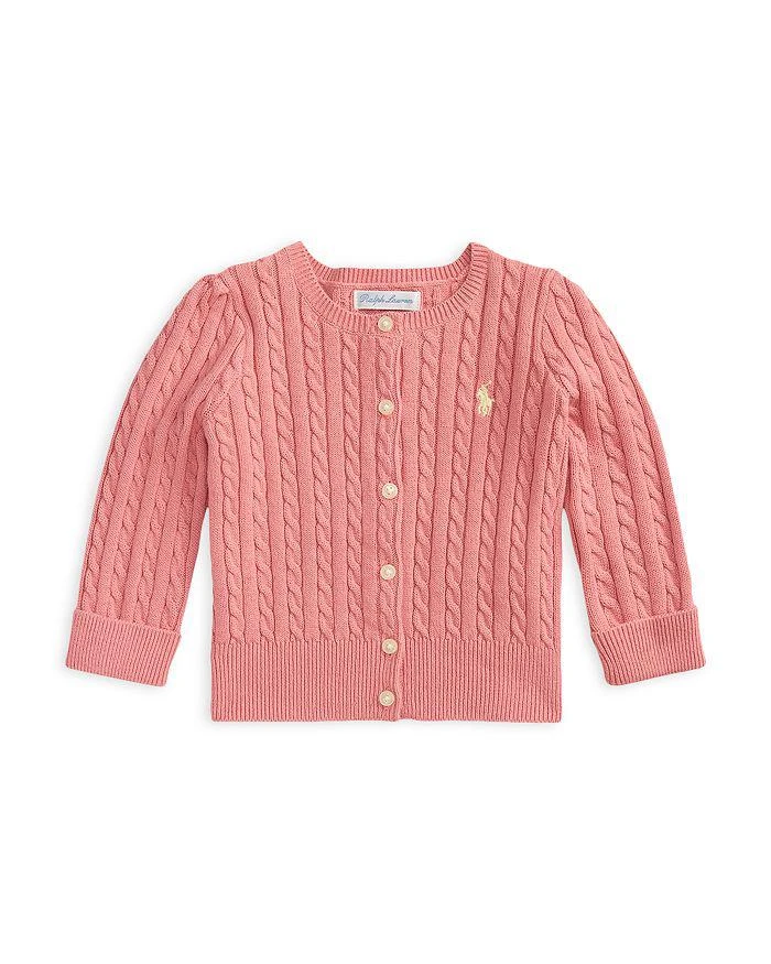 Ralph Lauren Girls' Mini Cable Cotton Cardigan - Baby