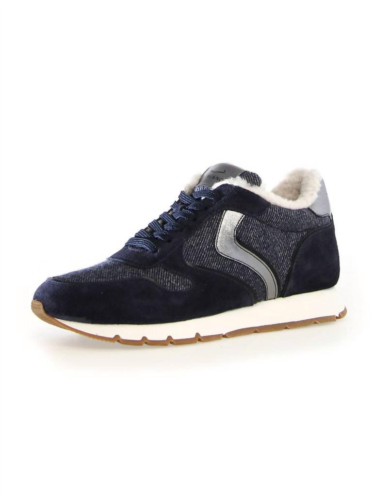 Voile Blanche Voile Blanche - Women's Julia Fur Suede Felt Sneakers