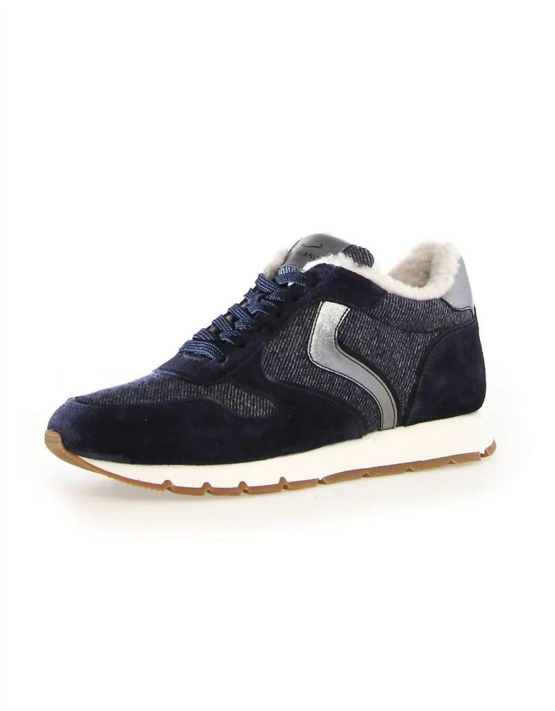 Voile Blanche Voile Blanche - Women's Julia Fur Suede Felt Sneakers 1