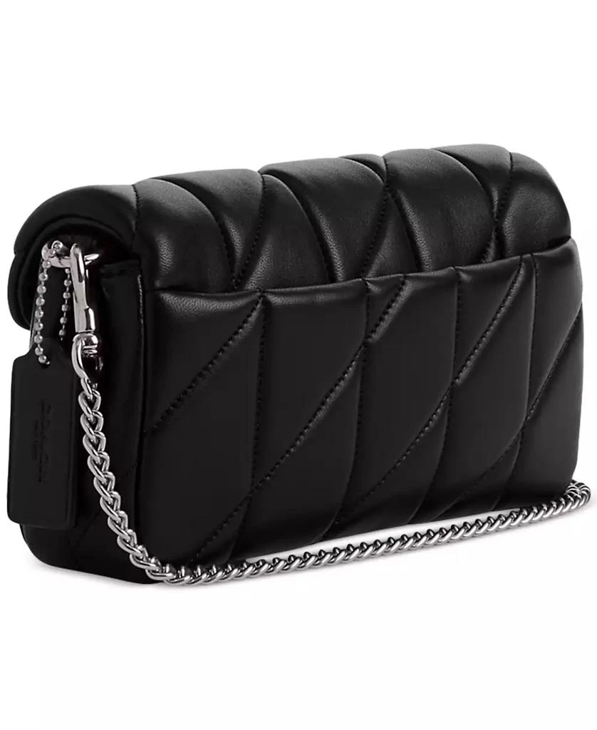 Coach Quilted Pillow Leather Tabby Wristlet with Chain 4