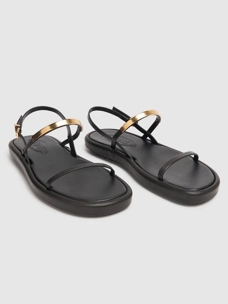 Tod's Baretta Sporty Leather Sandals 2