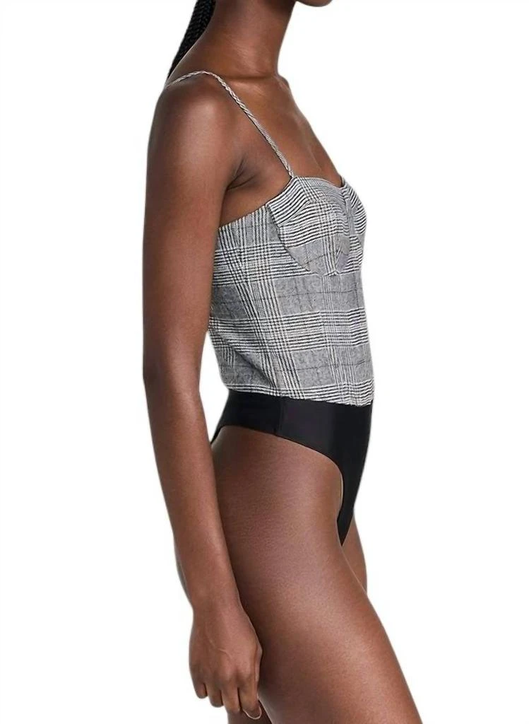 CAMI NYC Monet Bodysuit In Black/white 3