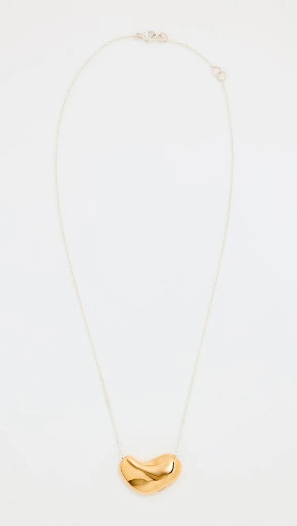 AGMES Small Sculpted Heart Pendant Necklace 3