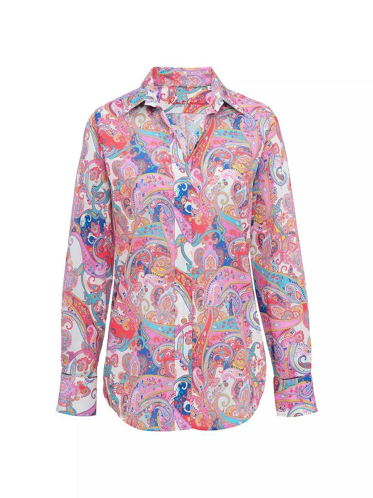 Robert Graham Carrie Paisley Cotton Shirt 1