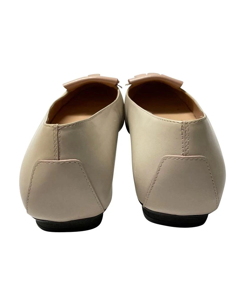 Tod
s Tod
s Moccasin Flats in Cream Leather 4