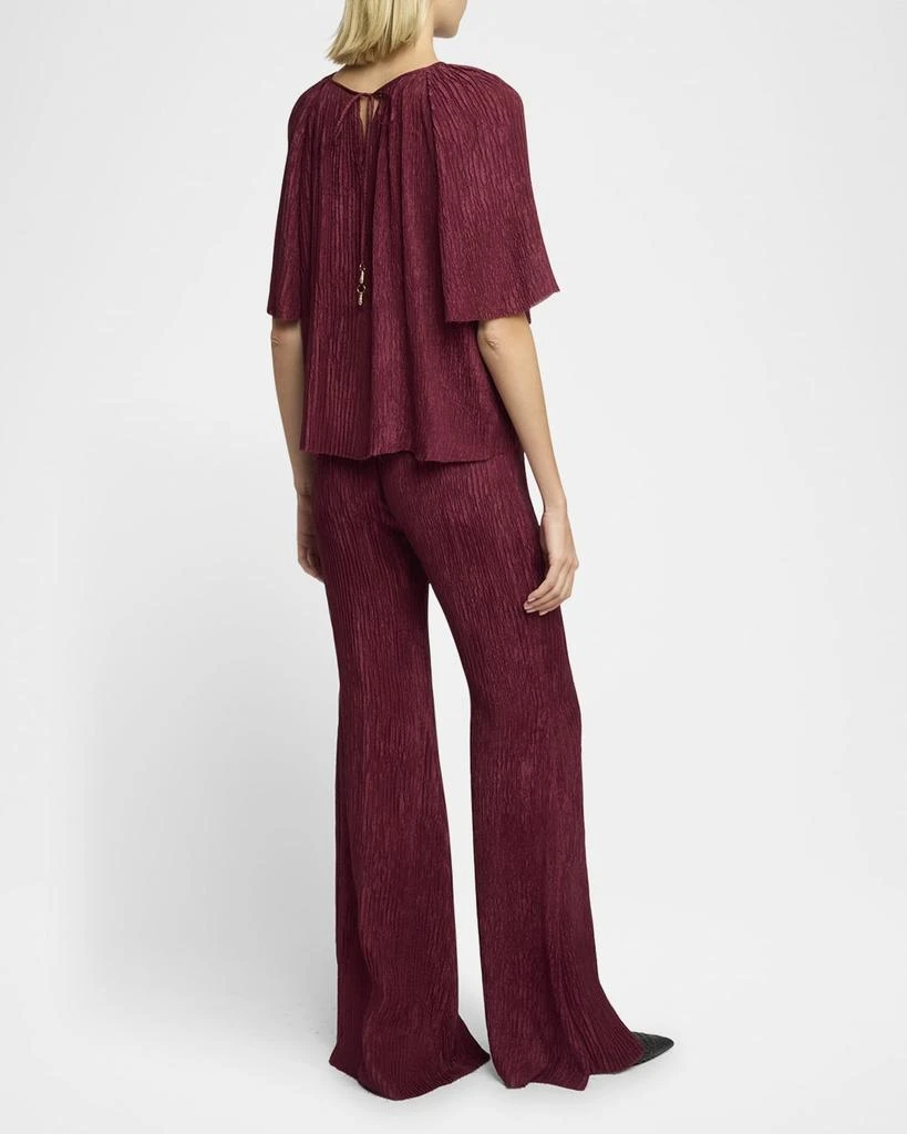Gabriela Hearst Nula Plisse Silk Top 3