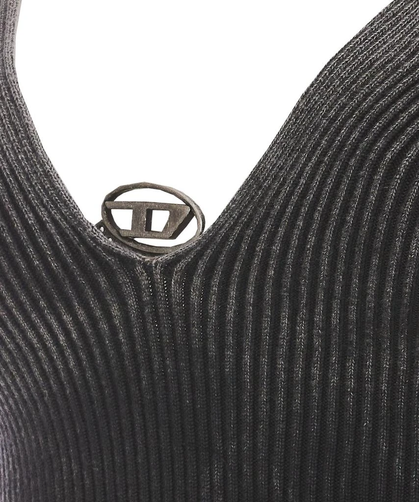 Diesel Diesel M-Laila V-Neck Fine Ribbed Tank Top 3