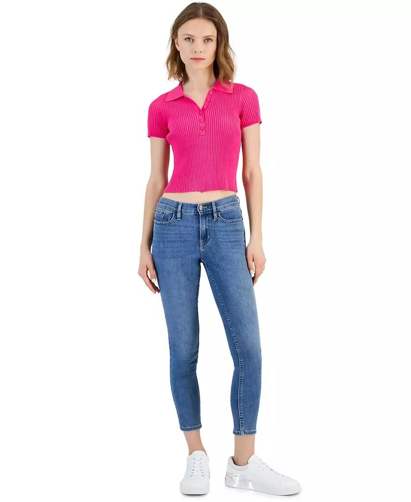 Calvin Klein Petite High Rise 25" Skinny Ankle Jeans 1
