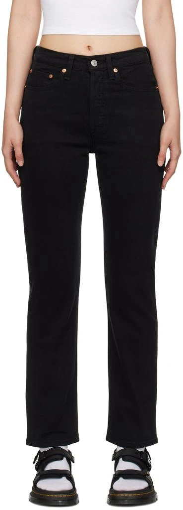 Levi's Black 501 Original Fit Jeans 1