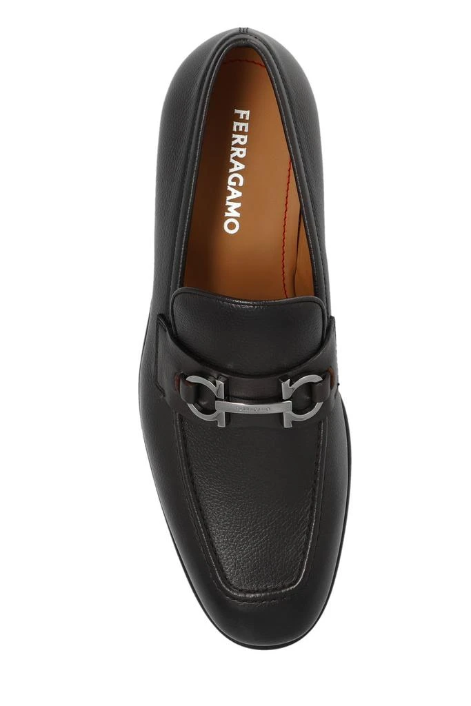 Salvatore Ferragamo Ferragamo Gancini Plaque Slip-On Loafers 4