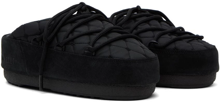 Moon Boot Black Quilted Mules 4