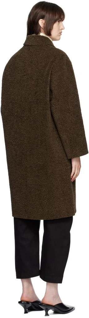 Nothing Written SSENSE Exclusive Reversible Brown Oversized Coat 3