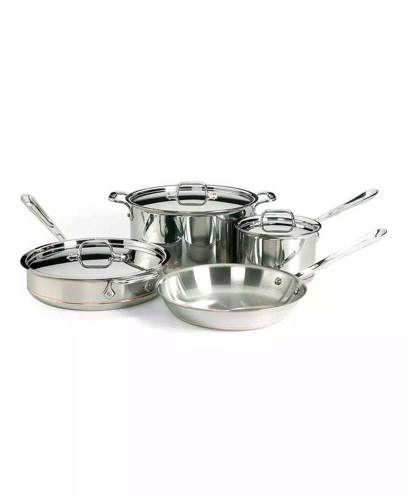All-Clad Copper Core Cookware Set, 7 Piece