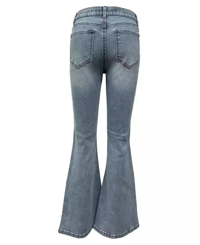 Imperial Star Girls Side Seam Bling Flare Jean 2