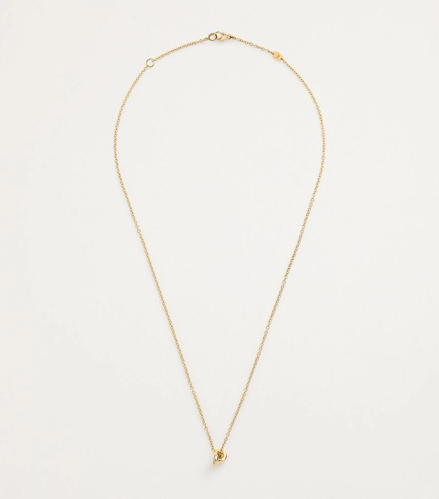 Engelbert Yellow Gold Legacy Knot Pendant Necklace 3