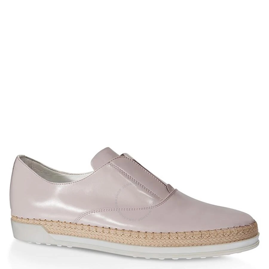 Tod's Tods Womens Espadrilles Leather Slip On Shoes Glove, Brand Size 34.5 ( US Size 4.5 ) 1