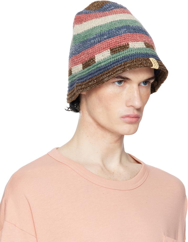 Shop Multicolor Meda Crochet Knit Hat on Sale at BeyondStyle – Get