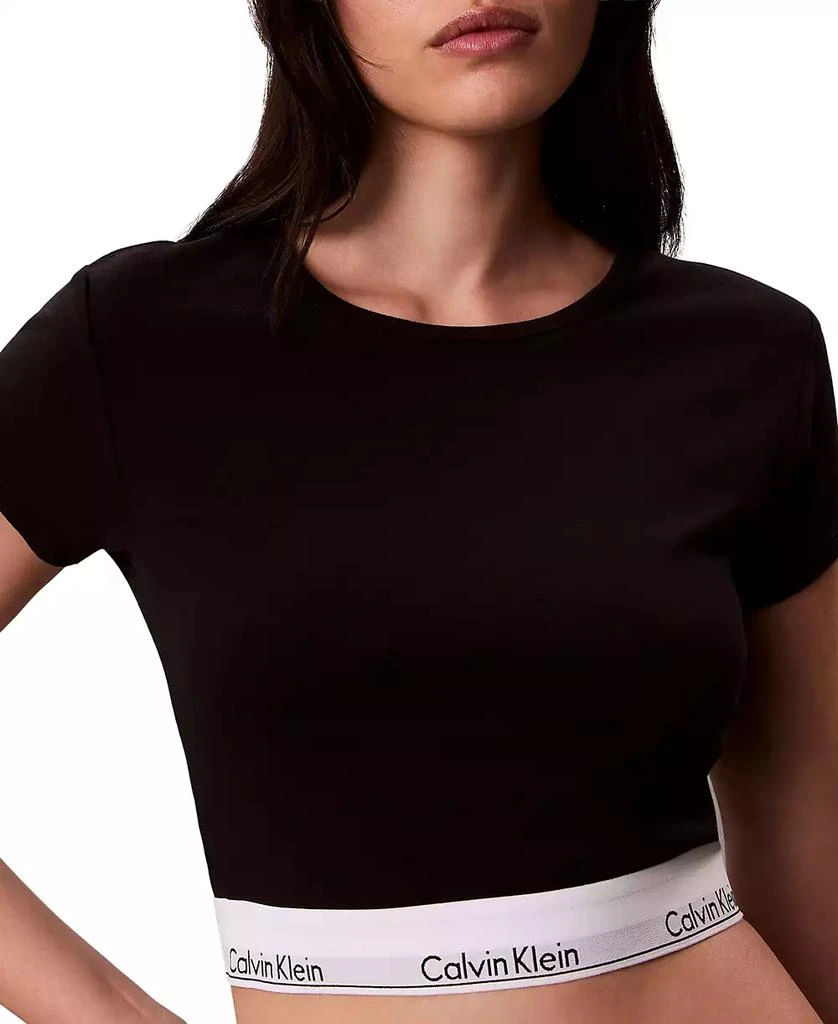 Calvin Klein Women's Modern Short-Sleeve Cropped T-Shirt