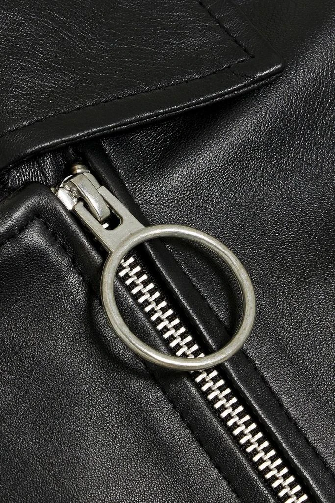 Muubaa Tabitha cropped leather jacket 4