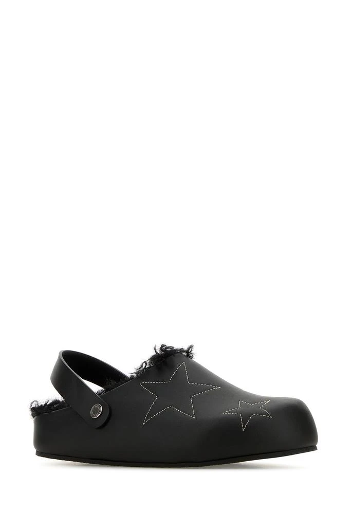 Stella McCartney Black alter mat Elyse slippers 1