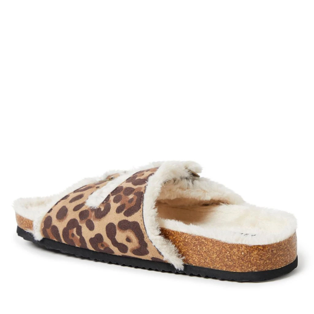 Dear Foams EZ Feet Women's Faux Suede Double Buckle Slide Sandal 4