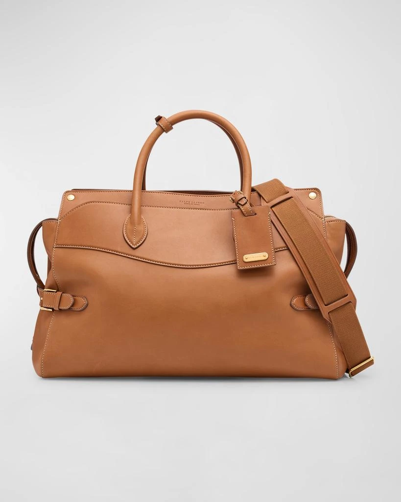 Ralph Lauren Men's Bedford Canvas and Calfskin Bowler Bag 1