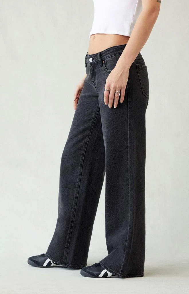 PacSun Zoe Low Rise Girlfriend Jeans Black 3