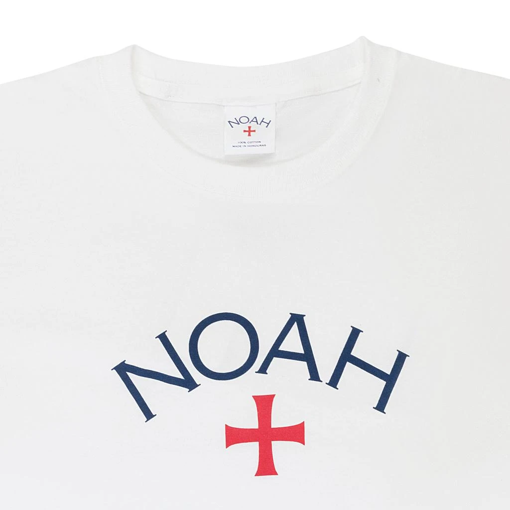 Noah CORE LOGO WHITE T-SHIRT 4