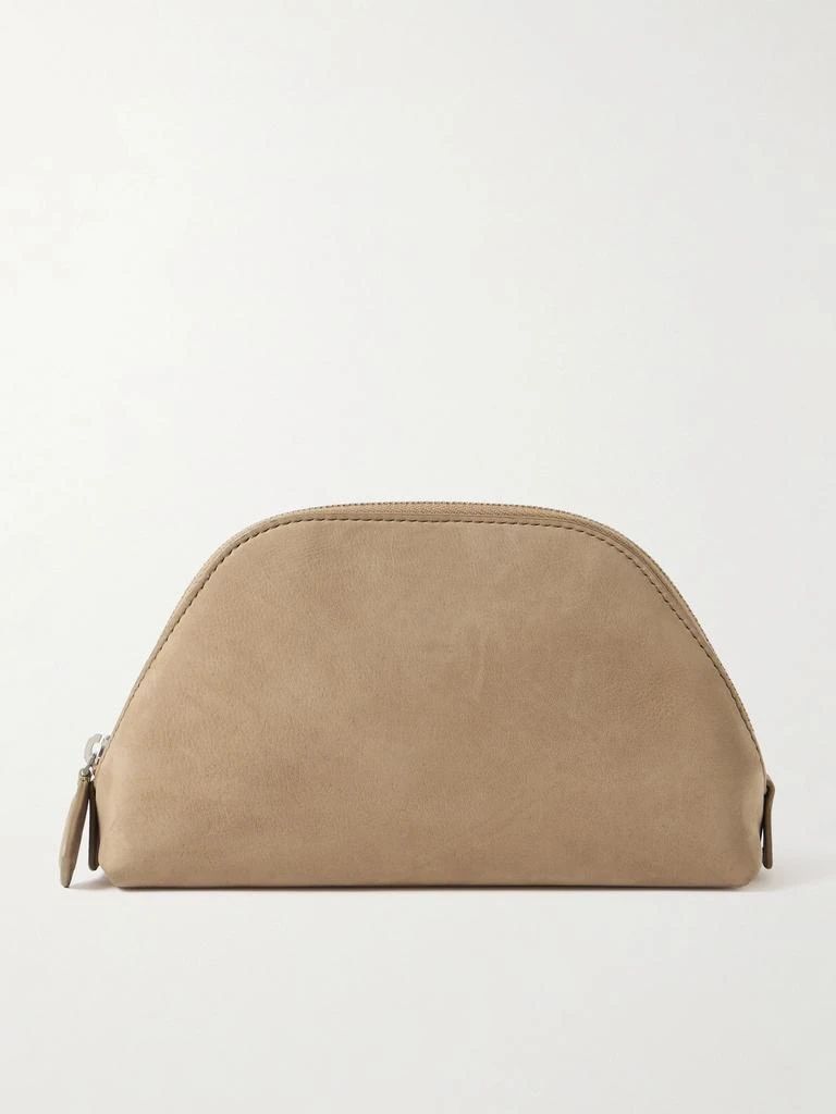 The Row Devon Mini Nubuck Pouch - Sand