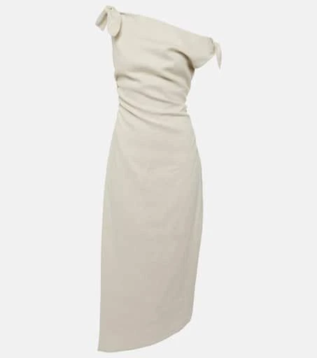SIR. Affogato linen midi dress 1