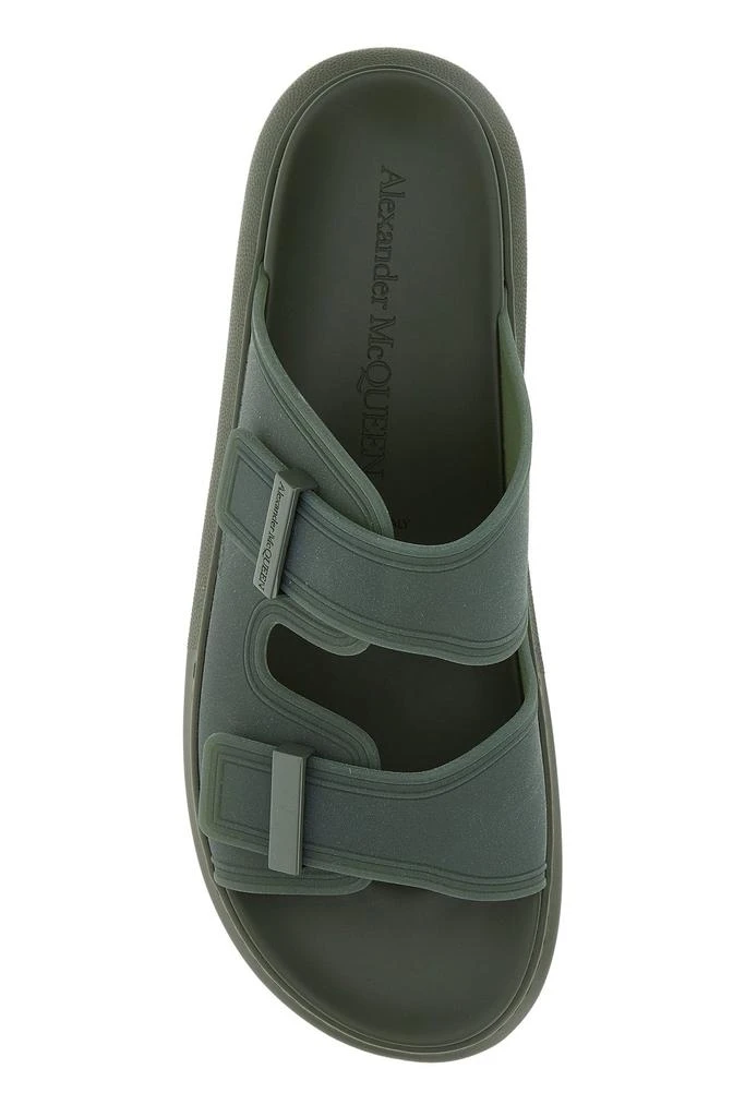 Alexander McQueen Dark Slides Alexander McQueen Black Pool Slides Alexander McQueen main image 4