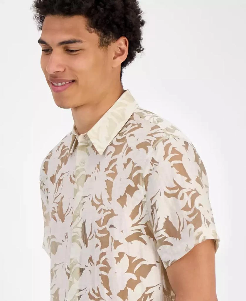 GUESS Men's Regular-Fit Devore Floral Shirt 2