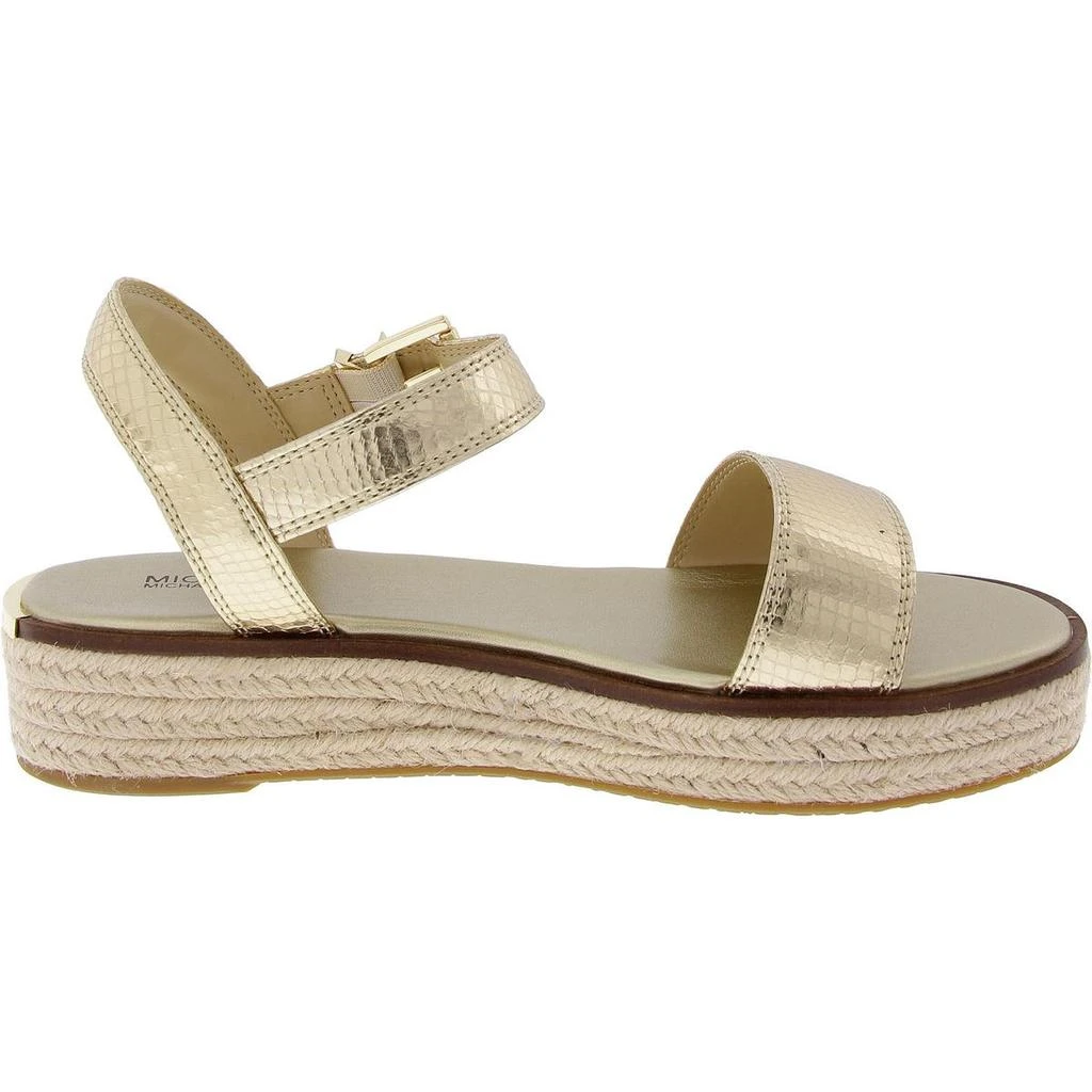 Michael Kors Richie Womens Leather Platform Espadrilles 2