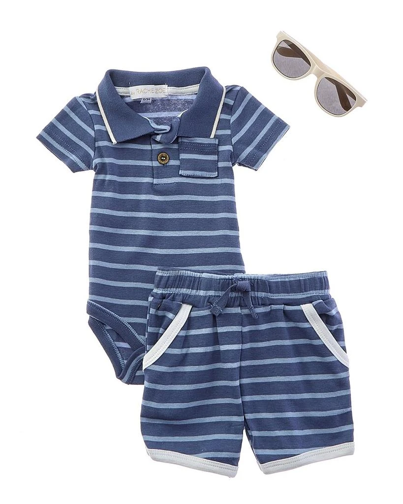 Rachel Zoe 3pc Short Set with Sunglasses 1
