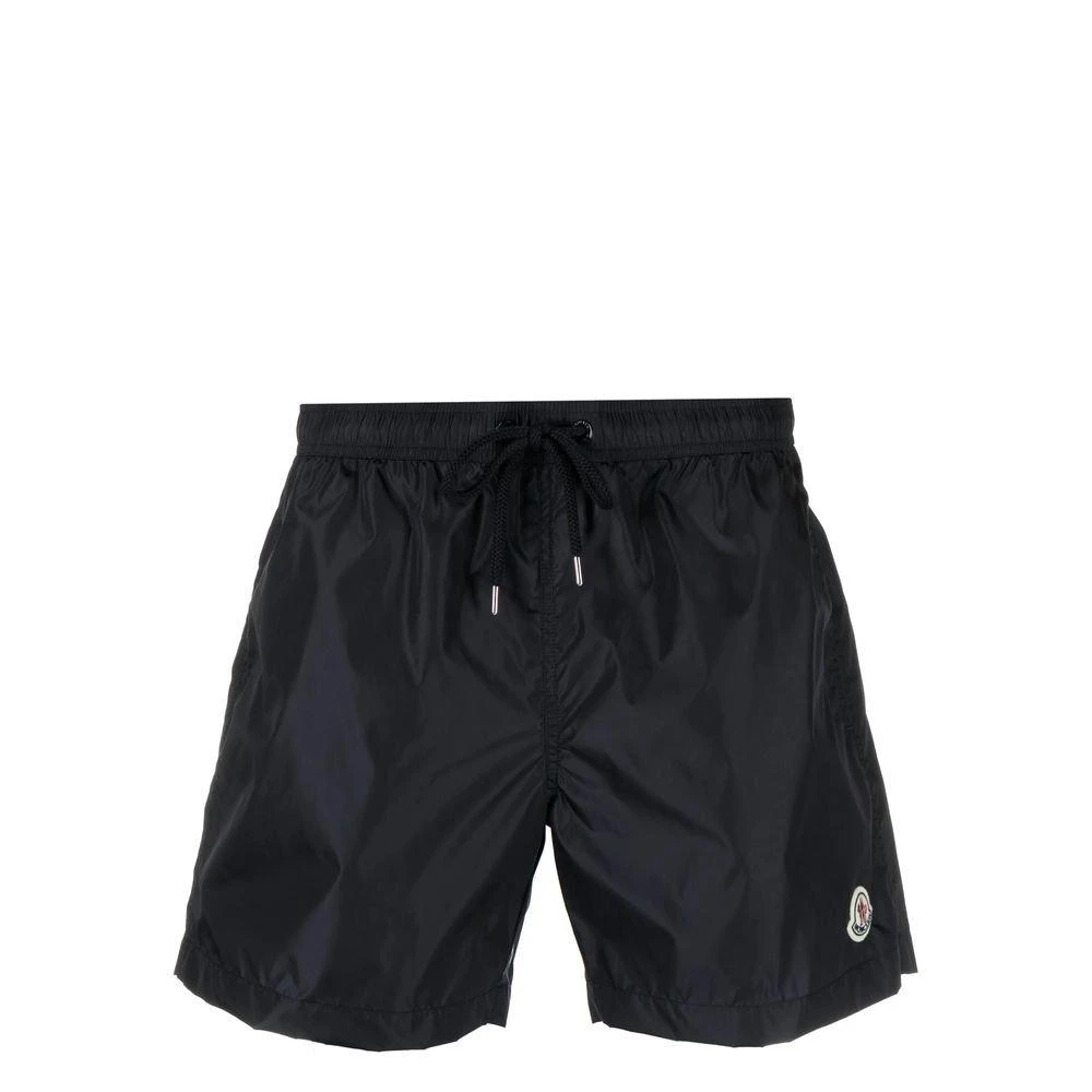 Moncler Moncler Logo Patch Drawstring Swimwear