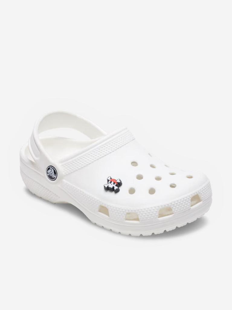 Crocs Crocs Kids Tiny Pirate Skull Jibbitz™ Charm in White