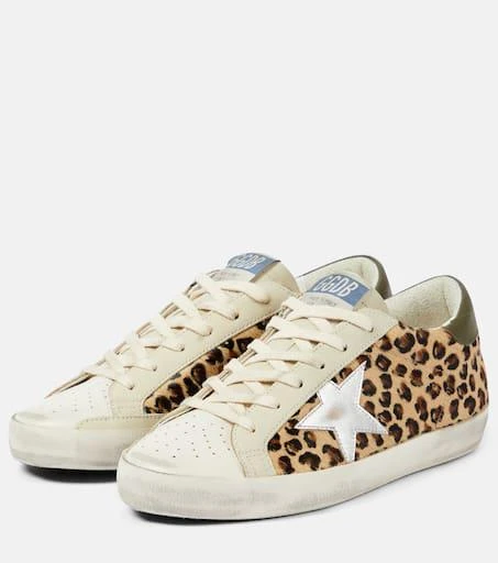 Golden Goose Super-Star leopard-print leather sneakers 5