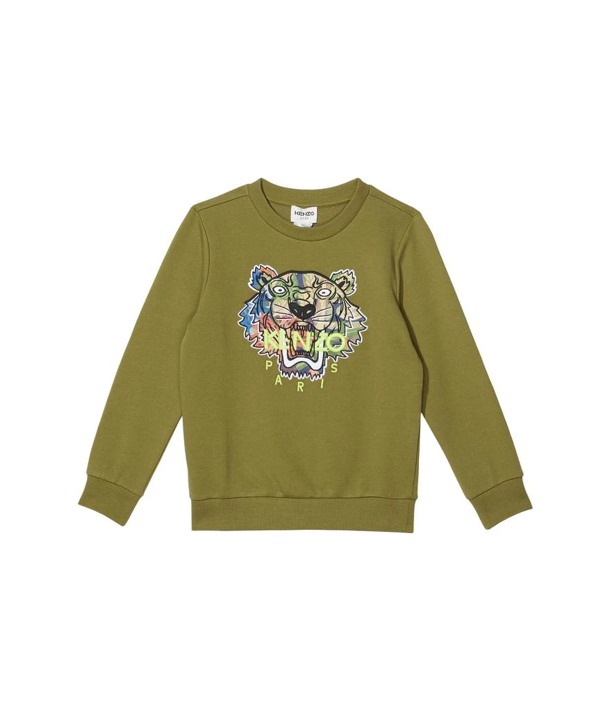 Kenzo Kids Tiger Embroidered Sweatshirt (Little Kids/Big Kids) 1