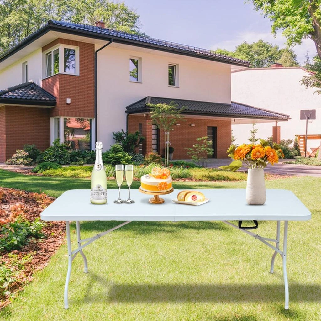Streamdale Furniture Streamdale Portable Folding Table for Picnics and Parties 3