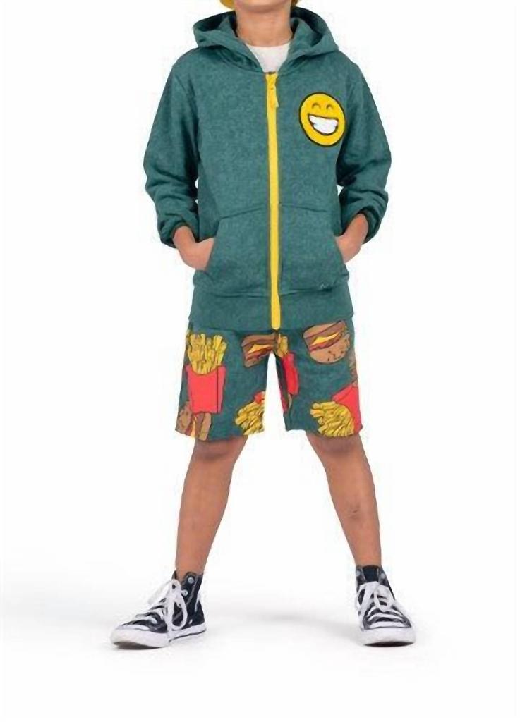 Appaman Strivers Hoodie In Dark Green