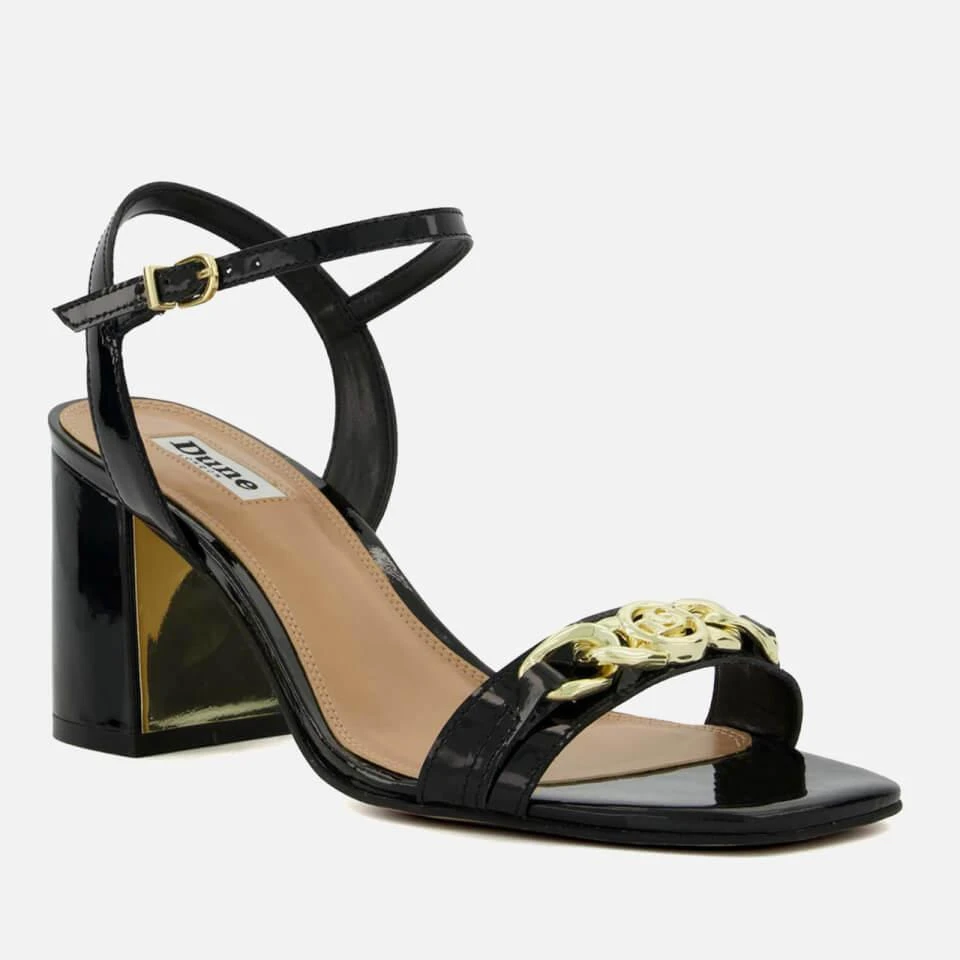 Dune DUNE LONDON WOMEN'S MANUAL BLOCK HEELED LEATHER SANDALS 2