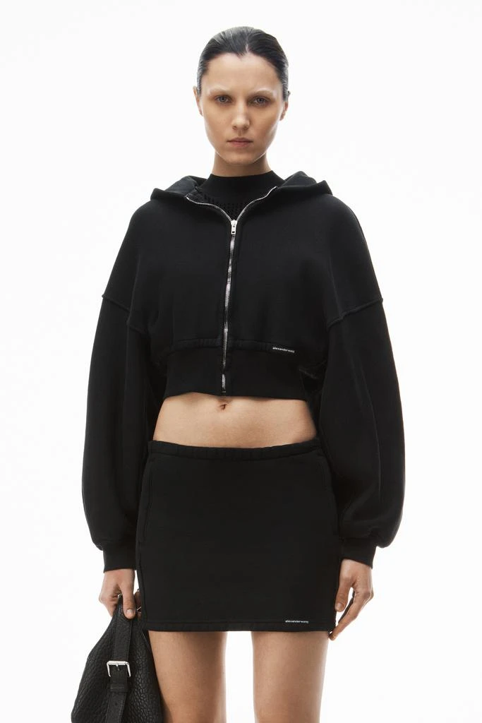 Alexander Wang mini skirt in classic cotton terry 6