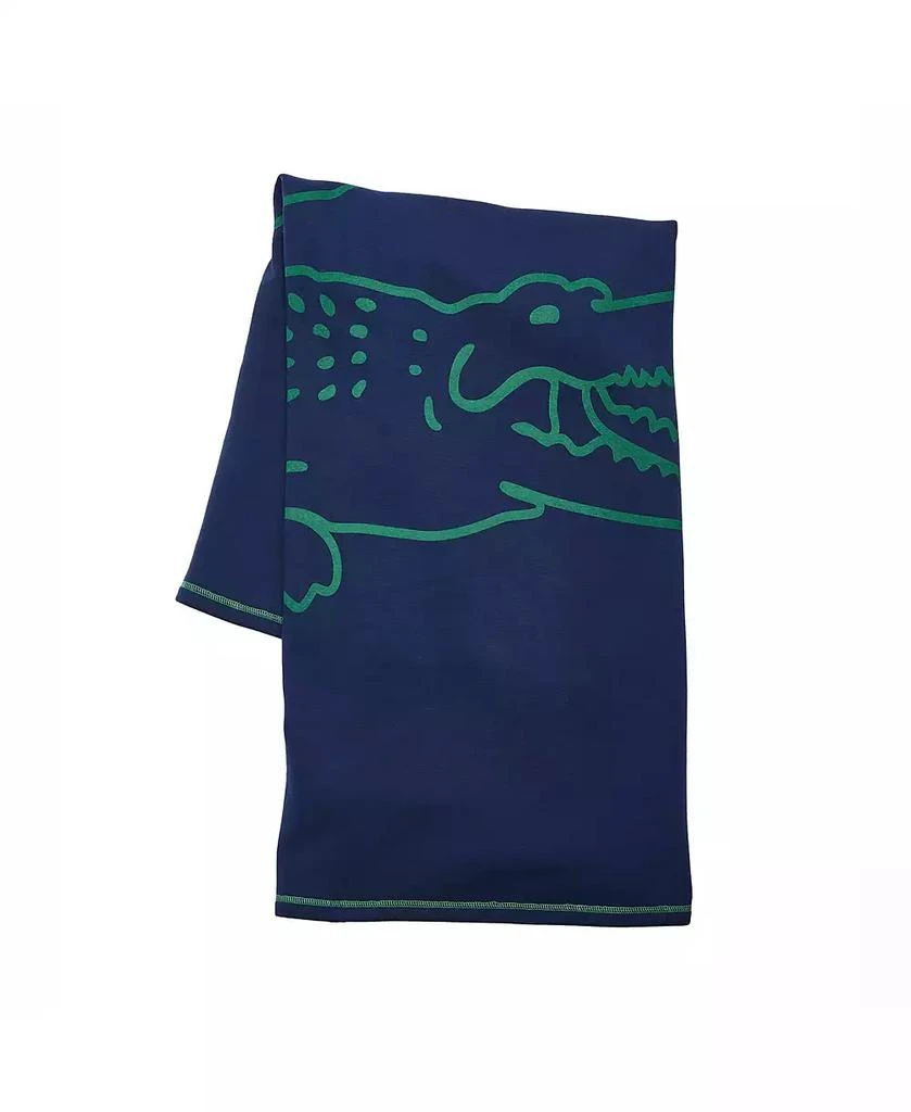 Lacoste Home Vintage-Like Croc Throw, 50" x 70" 2