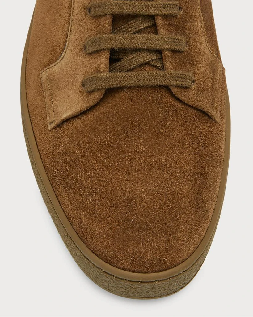 John Lobb Men's Molton Suede Low-Top Sneakers 5