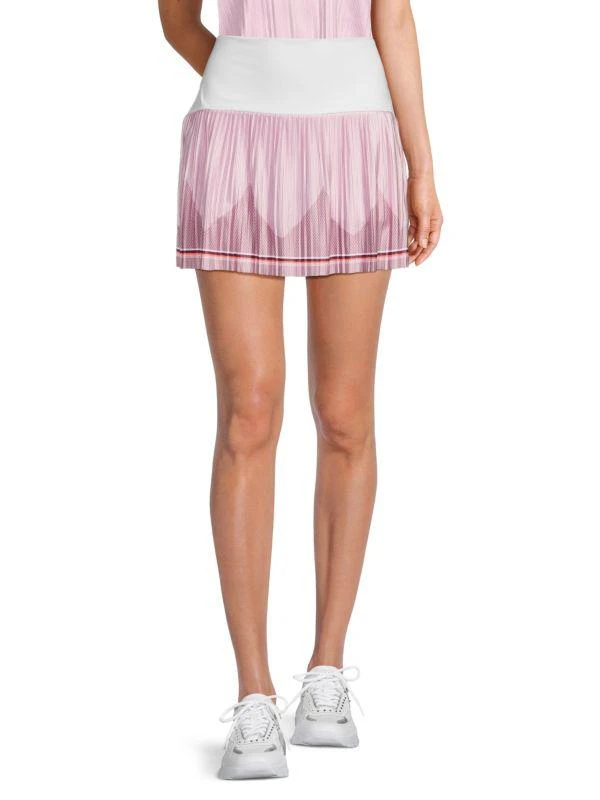 K-Swiss Colorblock Pleated Tennis Skirt 1