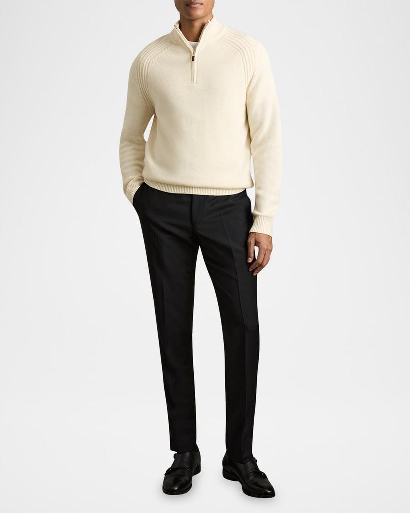 REISS Men's Roberts Henley Sweater